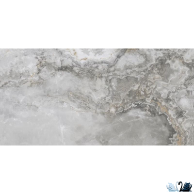 Керамогранит Eurotile Jersey 738 60x120 см Glossy серый оникс глянец