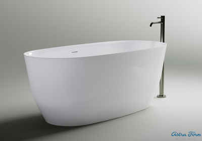 Astra-Form ванна Атрия Solid Surface 180/80 см с интегрированным переливом, белая матовая