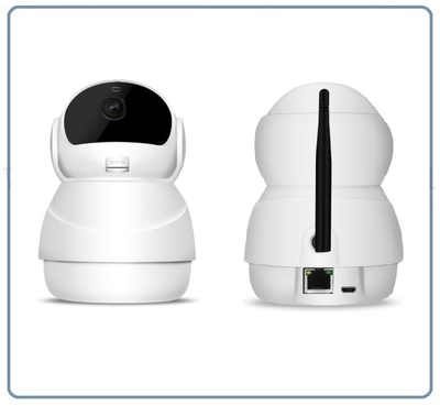 Моторизированная WiFi/LAN видеокамера с DVR, Full HD 2 Мп  (360EyeS)