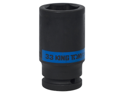 Головка торцевая ударная глубокая шестигранная 3/4", 33 мм KING TONY 643533M