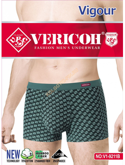 Трусы боксеры хлопок с бамбуком Vericoh № V1 9211 B