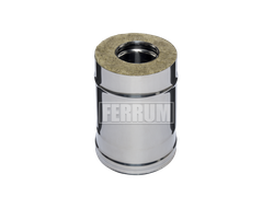 Сэндвич 0,25м (430/0,8мм + нерж.) D 160х250 Ferrum