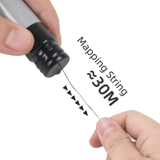 Нить для отрисовки эскиза в банке, 30м (черная, белая)