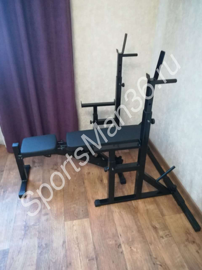 Стойка для штанги регулируемая с подстраховкой Sport-Target купить в Воронеже