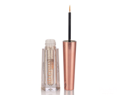 La Rosa Подводка для глаз 3D "Crystal" 24 часа с блёстками I Ля Роза. Тон 01 серебро