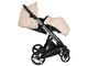 Коляска 2в1 ibebe i-stop Экокожа Beige, CHROME рама