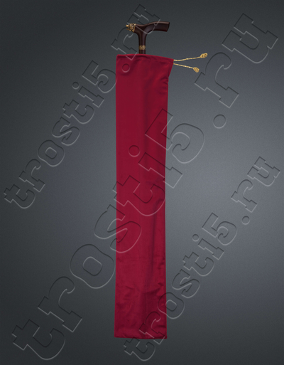 Чехол из бархата для трости подарочный