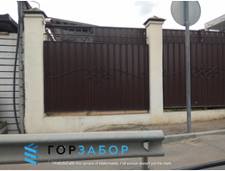Кованый забор от производителя в Москве