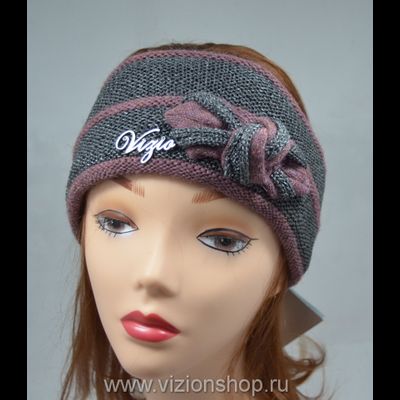 Повязка с бантом вязаная vizio 5138