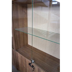 (TSV 903) Витрина пристенная со шкафчиком