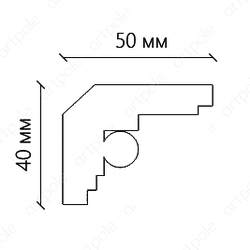 Карниз орнаментальный SK70N (наборный)
