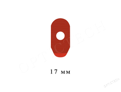 Липкие сегменты 17 мм Red (1000 шт)
