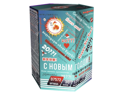 Фейерверк D7572 RED FOX