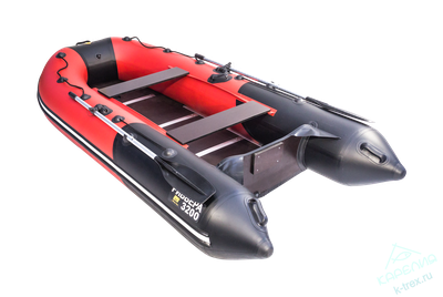 Лодка ПВХ Мастер Лодок Ривьера Компакт 3200СК "Комби" Красный / Чёрный