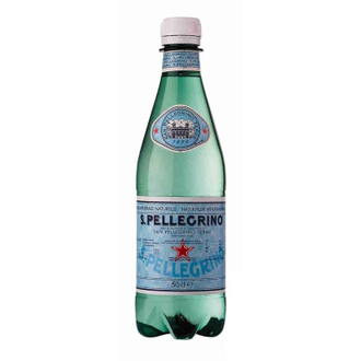 Вода минеральная S.Pellegrino газированная 0.5 л