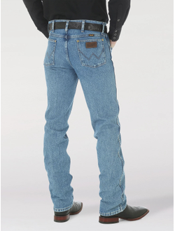 Джинсы 36MWZ Wrangler® Premium Performance™ Cowboy Cut® узкий крой [стираные]