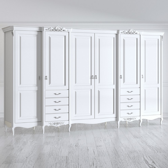 ШКАФ 6 ДВЕРЕЙ SILVERY ROME S626E-K00-S