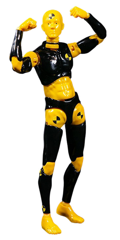 Желтый манекен для краш-тестов - Коллекционная фигурка 1/12 SCALE Action Figure Testman C3 (DPS10) - DAMTOYS