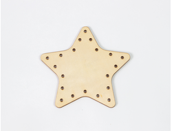 Донышко звезда 200х200 мм, фанера 4 мм