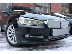 Защита радиатора BMW 3 F30/F31 2012-2015 chrome верх PREMIUM