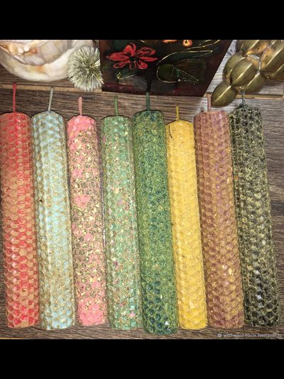 Колесо Года,  набор свечей