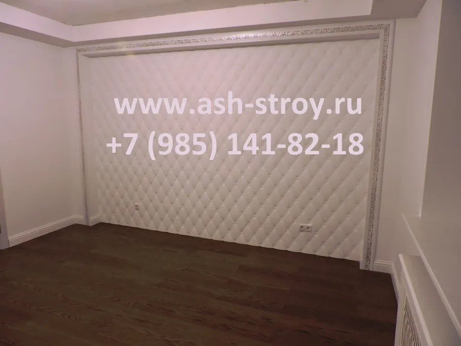 Капитальный ремонт однокомнатной квартиры г. Домодедово. 3D панели в интерьере