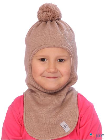 Шапка-шлем  21101-09, цвет бежевый, р. 50-52