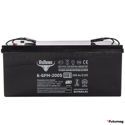 Тяговый аккумулятор RuTrike 6-GFM-200 (12V200A/H C20)