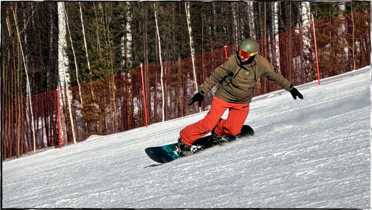 Карвинговый поворот с разгрузкой вверх