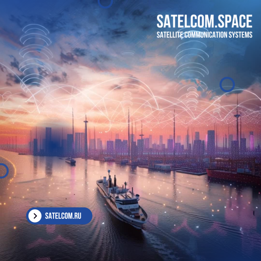 Морской VSAT для автономного судна картинка