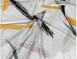 Перкаль набивной 120 г/м2 шир.220см цвет серый Брюност