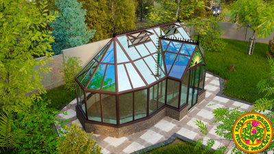 Красивая Теплица с холлом Байрон