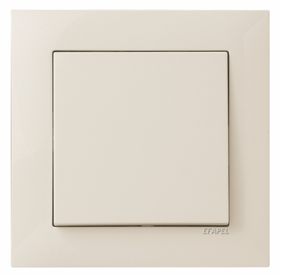 Рамка Logus 90 стандарт, 1 пост, бежевая - Efapel 90910 TMF