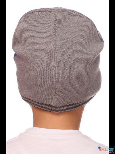 Шапка  18202-16, цвет серый  р. 48-50