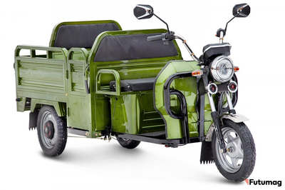 Грузовой электротрицикл Rutrike Вояж-П2 1250 60V 800W зеленый