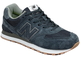 New Balance 574 Retro Metallic Patch Blue