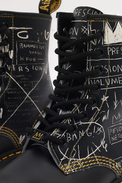 Ботинки Dr. Martens 1460 Black Smooth Basquiat