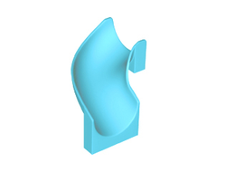 Slide Playground 6 x 6 x 6 Curved 90 degrees, Medium Azure (28387 / 6177207)