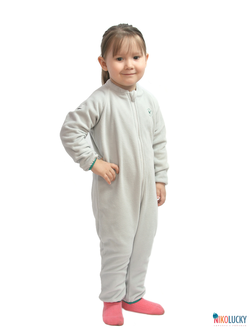 Комбинезон 180727, цвет серый флис(антипиллинг) размер 30/рост 104