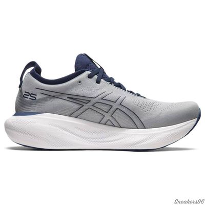 ASICS GEL-Nimbus 25 Piedmont Grey / Pure Silver  Мужские (41-45)