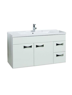 АКВАТОН. Тумба-умывальник "Диор 100" 1A167701DR010 белый с раковиной Премьер М 1000 47-R.01.01