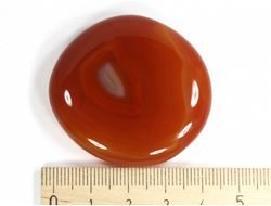 Сердолик, полировка плоская, Ботсвана (43*41*9 мм, 30 г) №35566