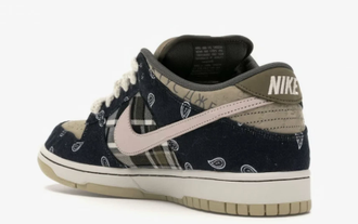 Nike SB Dunk Low Travis Scott Cactus Jack (Экокожа) сзади