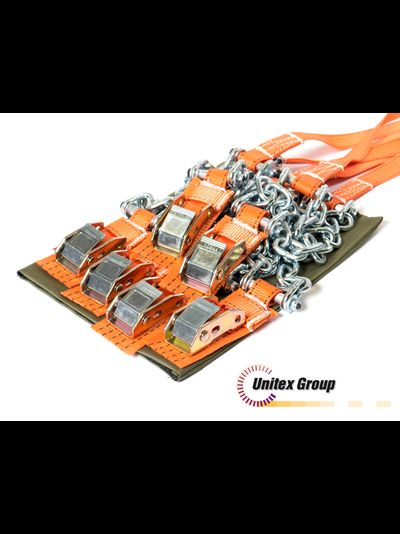 Комплект браслетов противоскольжения Secura 4WD R14-R18 для легковых а/м, кроссоверов и небольших внедорожников массой до 2000 кг, 6 шт