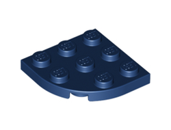 Plate, Round Corner 3 x 3, Dark Blue (30357 / 4614554 / 6251836)