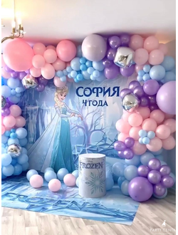 Фотозона в стиле "Холодное сердце"