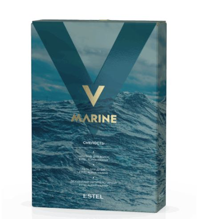 Estel Professional Набор ALPHA MARINE СМЕЛОСТЬ Шампунь + Гель для душа + Дезодорант