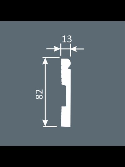 Cosca напольный плинтус, экополимер PX032