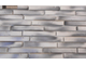 Декоративный облицовочный камень под кирпич Kamastone Царский низкий 2821, белый с серым с перламутровым отливом