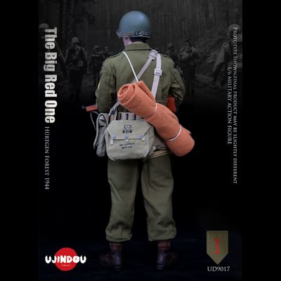 Американский боец 1-ой пехотной дивизии (Битва в Хюртгенском лесу, 1944 г) - КОЛЛЕКЦИОННАЯ ФИГУРКА 1/6 The Big Red One U.S. Army Infantryman H?rtgen Forest 1944 (UD9017) - Ujindou